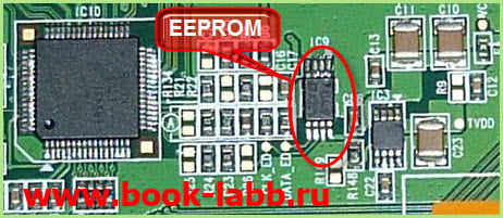 перепрошивка EEPROM матрицы ноутбука, прошивка микросхемы EEPROM в ноутбуке перепрошивка EEPROM матрицы ноутбука, прошивка микросхемы EEPROM в ноутбуке