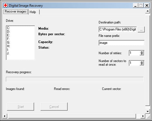 digital image recovery программа для восстановления фотографий