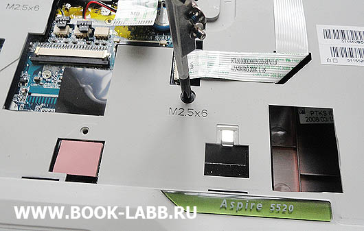замена терморезинок в ноутбуке acer aspire 5520g