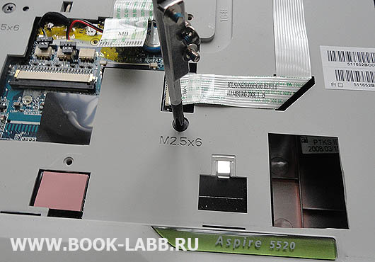 разборка ноутбука acer aspire 5720