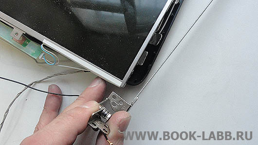замена дисплея в ноутбуке hp pavilion dv6550 15,4 1280 800
