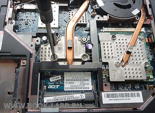 замена северного моста на ноутбуке acer aspire 5520g
